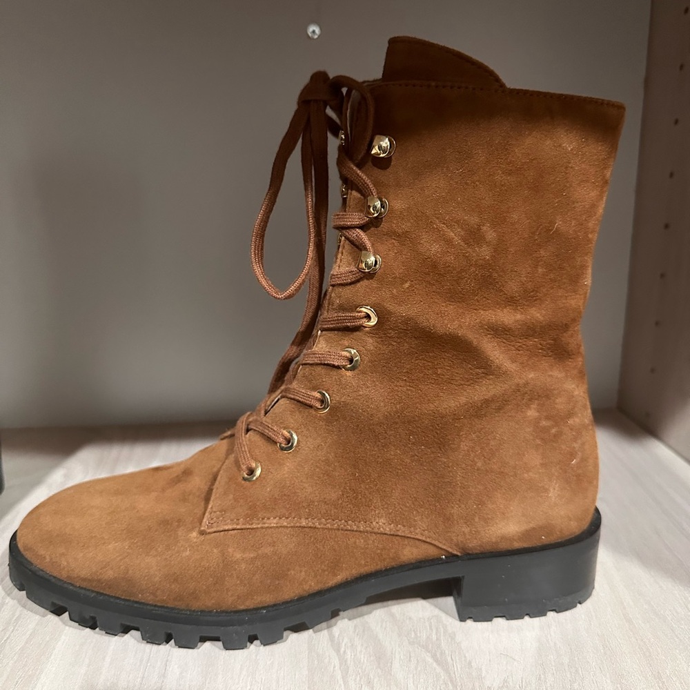 Stuart Weitzman Lace-Up Bootie - image 2